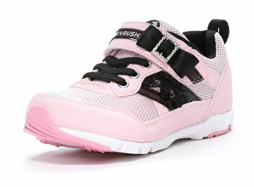 【moonstar】LUVRUSH LV 1188 PINK ムーンスター ラブラッシュ ピンク 子供靴 キッズ スニーカー スーパースター 抗菌防臭 運動会 女の子 シューズ ハート レース 通園 通学