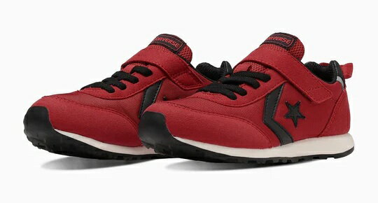 【CONVERSE】3KD219 KID'S RS RED/BLACK コンバース キッズ レッド/ブラック ランニングシューズ スニーカー 子供靴