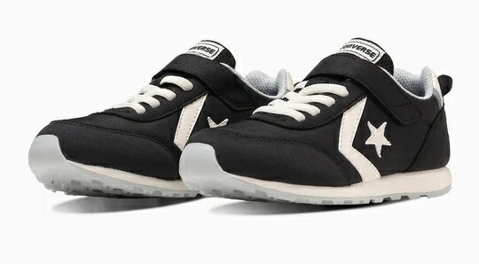 【CONVERSE】3KD217 KID'S RS BLACK コンバース キッズ ブラック ランニングシューズ スニーカー 子供靴