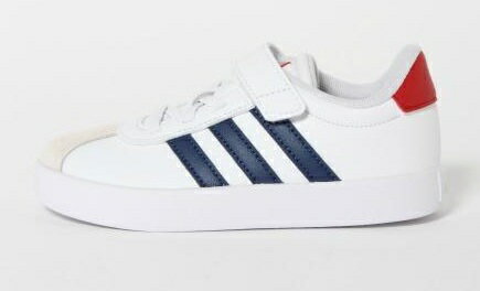 【adidas】JQ2265 VL COURT 3.0 EL1 C WHITE アディダス VLコート ホワイト キッズ ジュニア スニーカー シューズ