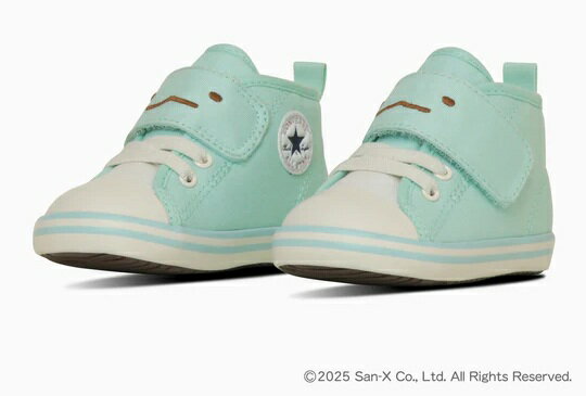 【SALE】【CONVERSE】7SE490 BABY ALL STAR N SUMIKKOGURASHI V-1 コンバース ベビー オールスターすみっコぐらし とかげ カジュアル 子供靴 キッズシューズ スニーカー コラボ BLUE ブルー
