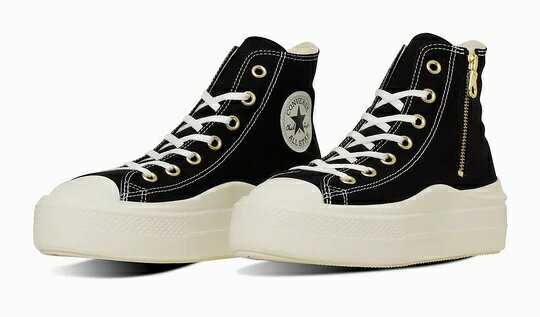 【CONVERSE】1SE374 ALL STAR LIGHT PLTS 2 Z HI BLACK コンバース オールスター ライト ブラック スニーカー メンズ レディース ハイカット 厚底 黒色