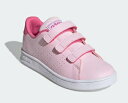 【adidas】ID5293 ADVANCOURT CF C PINK アディダス アドバンコート ピンク キッズシューズ スニーカー ベルクロ(4)