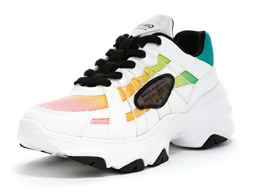 Sneakers - 【moonstar】NM J138 MULTI Awesome ATZK ムーンスター マルチ ニーモ Ni-mo 子供靴 キッズ ジュニア スニーカー ダッドシューズ 厚底 抗菌防臭 女の子 メッシュ ＃足元キラかわメイク