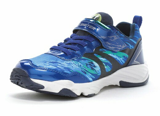 Sneakers - 【moonstar】SKLSHOTER SK 0070 BLUE シップウ ムーンスター スキルシューター ブルー 子供靴 キッズ ジュニア スニーカー風スキル 抗菌防臭 運動会 男の子
