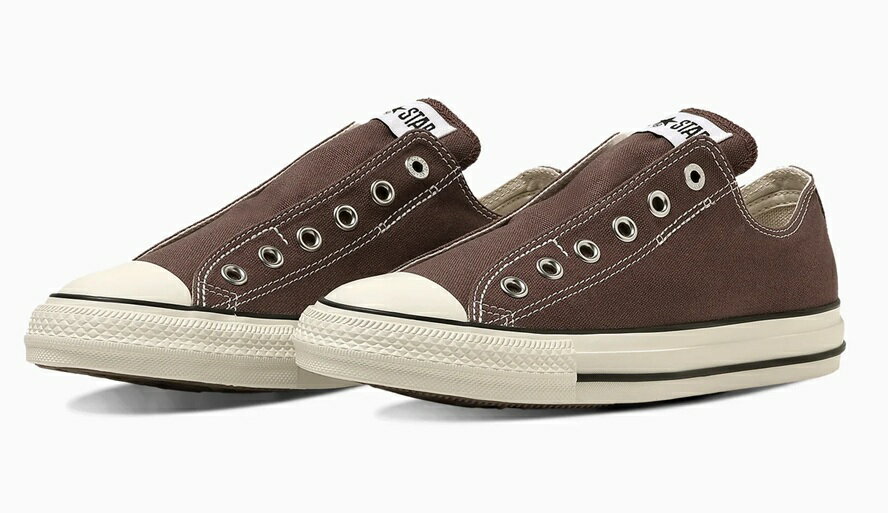 【CONVERSE】1SE944 ALL STAR SLIP N OX DARKBROWN コンバース オールスター スリップ ダークブラウン ..