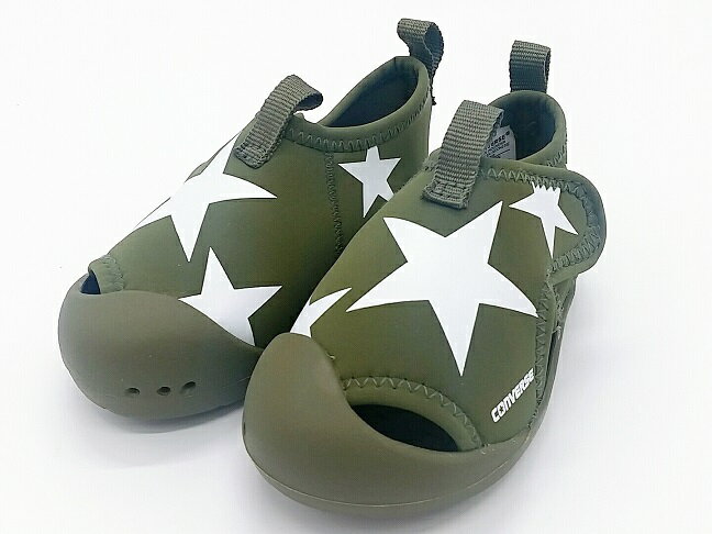 【Converse】CONV-3SC888【コンバース】KIDS CVSTAR SANDAL OLIVE【子供靴】オリーブ【kids】