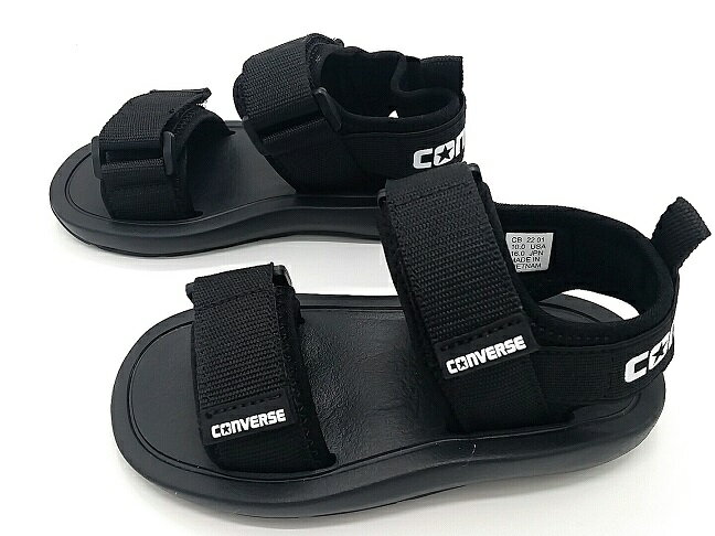 【Converse】CONV-KIDS-LOGOSTRAP-SANDAL-BLACK【コンバース】ブラック【子供靴】【kids】