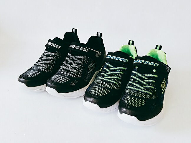 SKECHERS S LIGHTS ERUPTERS 3 DERLO 90563L BLACK-SILVER(BKSL)・BLACK-GREEN(BBLM) スケッチャーズ キラキラ光る　ボーイズ シューズ(16.5cm-22cm)