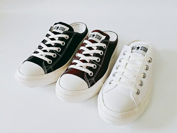 CONVERSE ALL STAR LIGHT MULE SLIP OX BLACK・MAROON・WHITE コンバース ミュール スリップ OX レディース サンダル