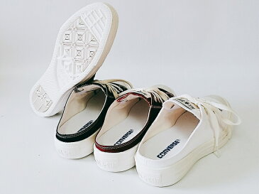 CONVERSE ALL STAR LIGHT MULE SLIP OX BLACK・MAROON・WHITE コンバース ミュール スリップ OX レディース サンダル