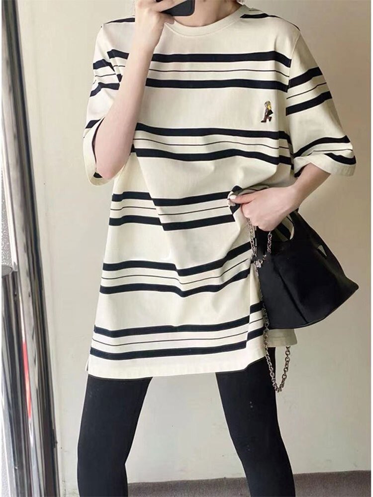 レディーストップスカットソーチュニ...