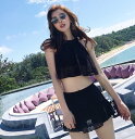 水着 ビキニ スイムウェア レディース セパレート ホルターネック パッド付き レース セット ツーピース 上下セット かわいい 大人可愛い きれいめ カジュアル 華やか 大人っぽい おしゃれ お洒落 主役級 存在感 ラブリー キュート 個性的 クール スタイリッシュ セクシー