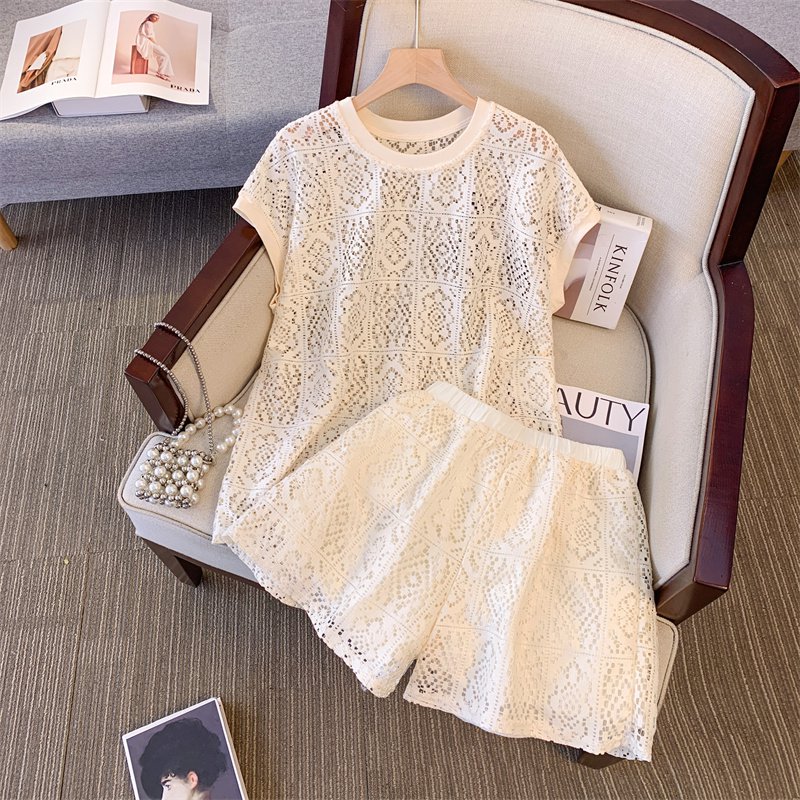 レディース スーツ ショート 半袖 ラウンドネック 2way 透け感 薄手 大人可愛い シンプル カジュアル おしゃれ 個性的 無地 デート お..