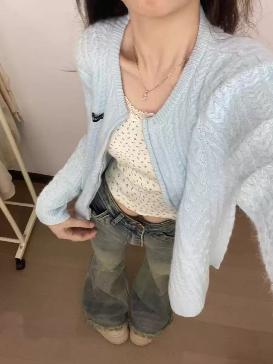 レディーストップスセーターカーディ...