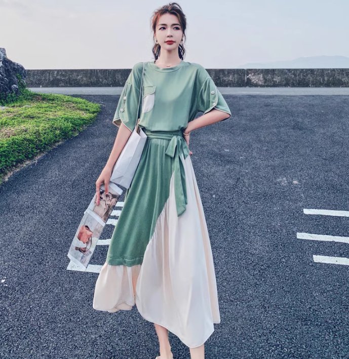 ワンピースレディースロングアンクル...