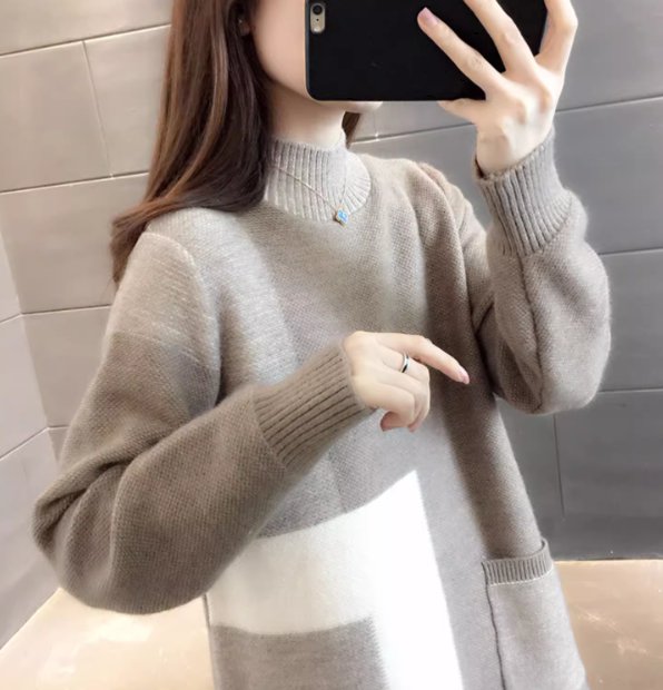 ワンピース ニット プルオーバー レディース 膝丈 ミディアム 長袖 ハイネック ワイド ストレート Iライン ふわふわ 中厚手 かわいい 大人可愛い カジュアル 上品 おしゃれ かっこいい レトロ ラフ 個性的 モダン 主役級 存在感 クラシカル ナチュラル 秋 ママ OL 学生