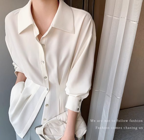 トップスシャツブラウスレディース長...