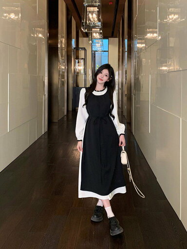 レディース ワンピース ロング 長袖 セット ラウンドネック 2way かわいい レトロ ラフ ガーリー 主役級 ラブリー キュート 無地 オールシーズン お出かけ イベント カフェ 重ね着 着回し レイヤード レディース ワンピース ロング 長袖 セット ラウンドネック 2way かわいい レトロ ラフ ガーリー 主役級 ラブリー キュート 無地 オールシーズン お出かけ イベント カフェ 重ね着 着回し レイヤード