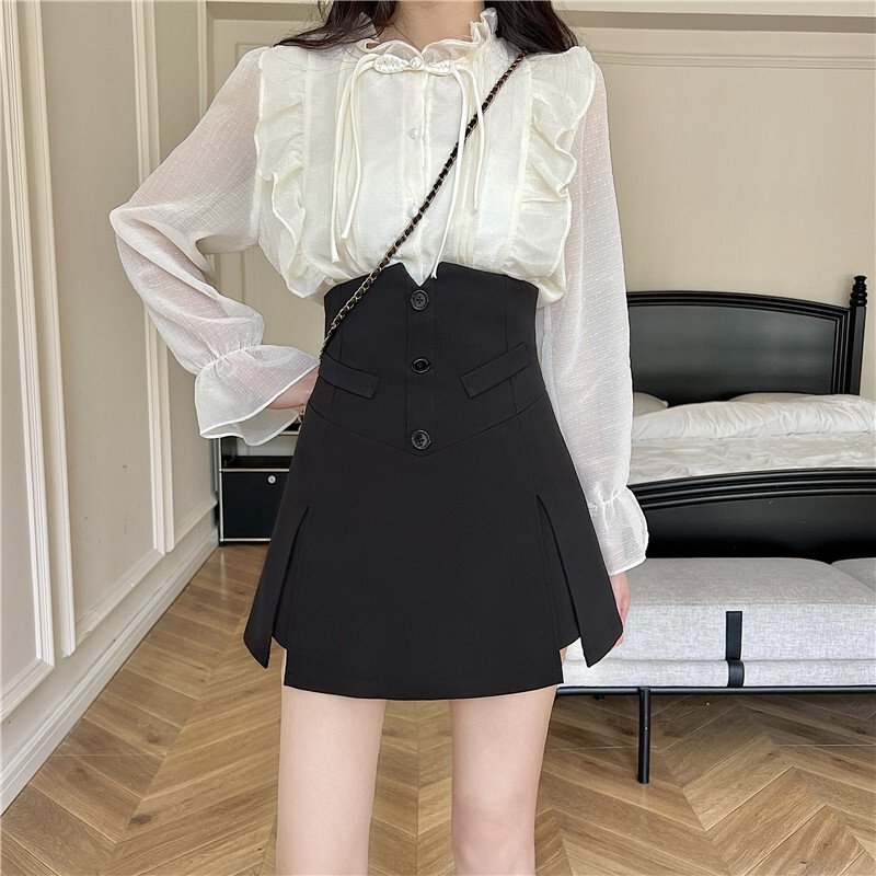 レディーススカートミニAラインタッ...