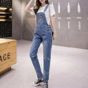 パンツ ボトムス サロペット つなぎ レディース デニム Gパン ロングパンツ デニムパンツ ロング 袖なし ノースリーブ ストレート ポケット アメカジ ブルーデニム カラーデニム かわいい 大人可愛い きれいめ シンプル カジュアル おしゃれ かっこいい レトロ アジアン