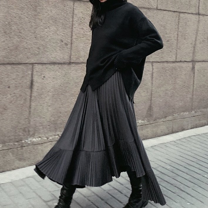 ボトムス スカート ミディアム丈スカート アシンメトリー フレア ウエストゴム ロング丈 かわいい 大人可愛い きれいめ シンプル カジュアル 上品 おしゃれ かっこいい 大人女子 こなれ感 個性的 レトロ 主役級 存在感 キュート クール ナチュラル ベーシック クール 無地