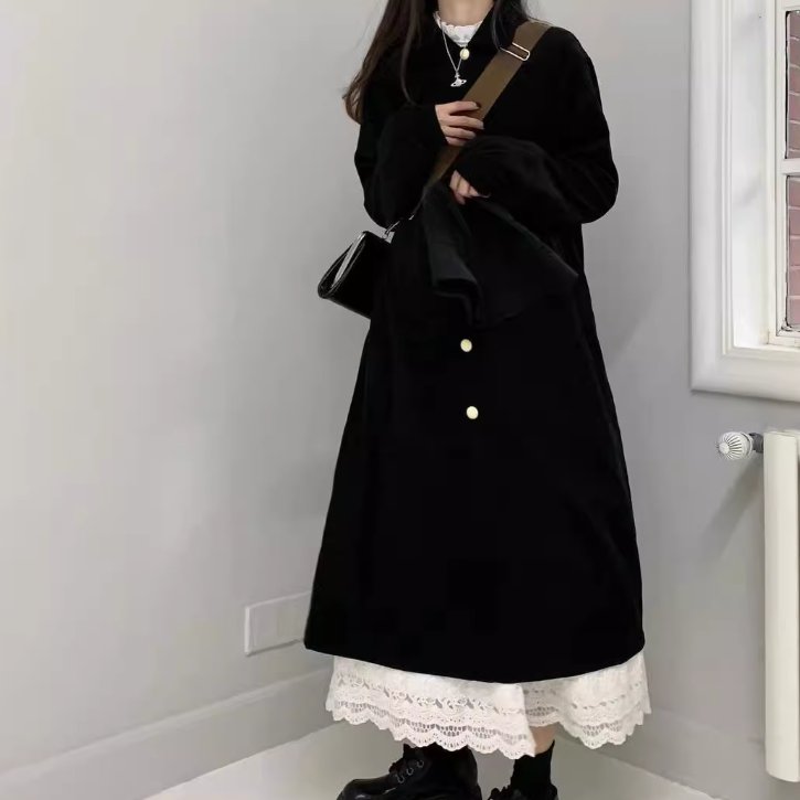 2点セット スカート セットアップ アンサンブル 上着 レディース 羽織 前開き ロングスカート レーススカート ツーピーストップス ミモレ ロング 襟付き A...