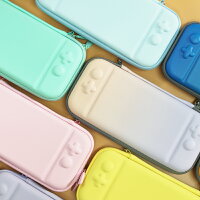 スタンド機能付き Nintendo Switch 有機ELモデル 対応 ケース スイッチケース 耐衝撃 全面保護 薄型 収納ケース キャリングケース 保護カバー スタンド機能 ストラップ付 ポーチ ポータブル 防水加工 単色 グラデーション シンプル プレゼント かわいい おしゃれ