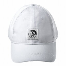 ディーゼル DIESEL キャップ 00SHHZ 0NAUI 100 帽子 ロゴ メンズ ホワイト ディーゼル