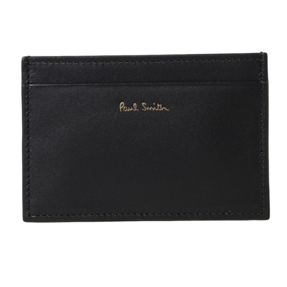 ポールスミス 名刺入れ（メンズ） ポールスミス メンズ カードケース M1A 4768 BMULTI 79-BLACK ブラック PAUL SMITH Paul Smith