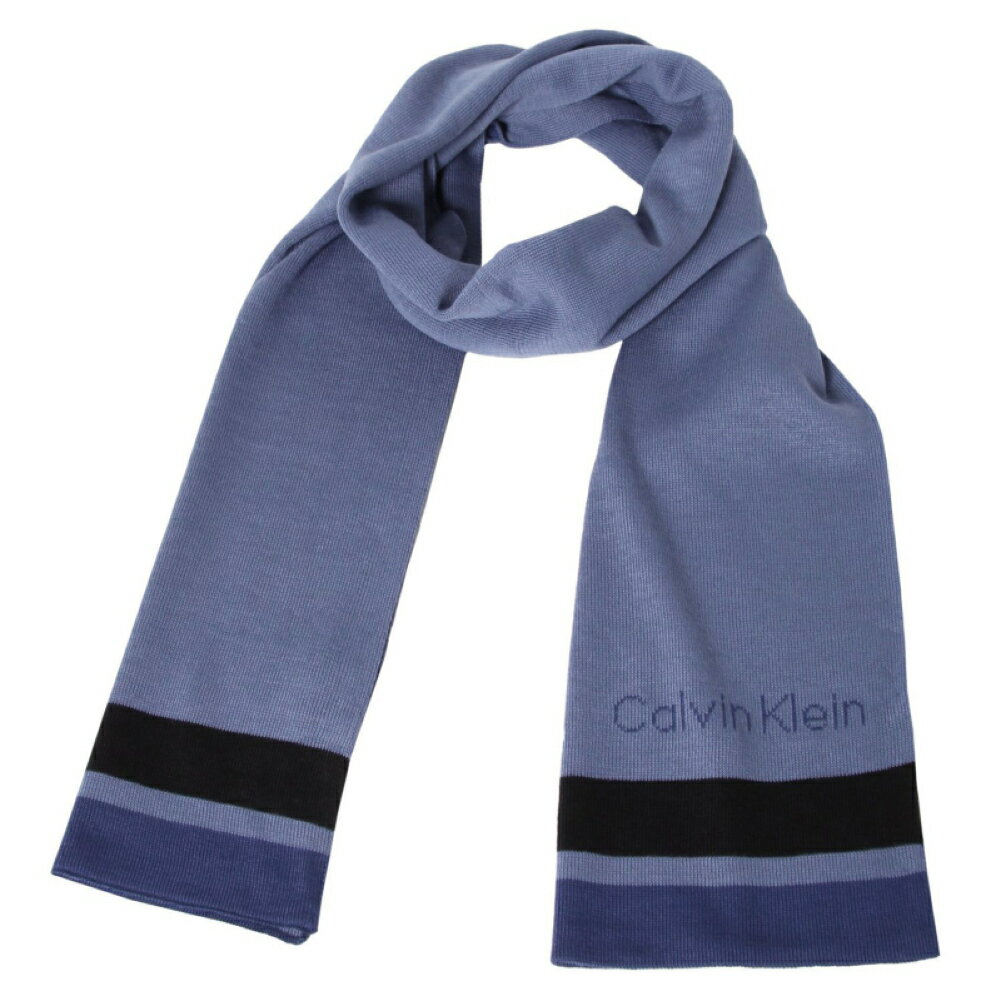 カルバンクライン スカーフ マフラー CK200043 421 Blue メンズ CALVIN KLEIN