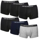 エンポリオアルマーニ ボクサーパンツ 3枚組 3PACK PURE COTTON TRUNK 111610 CC722 ピュアコットン アンダーウェア 3枚セット 箱入り ..