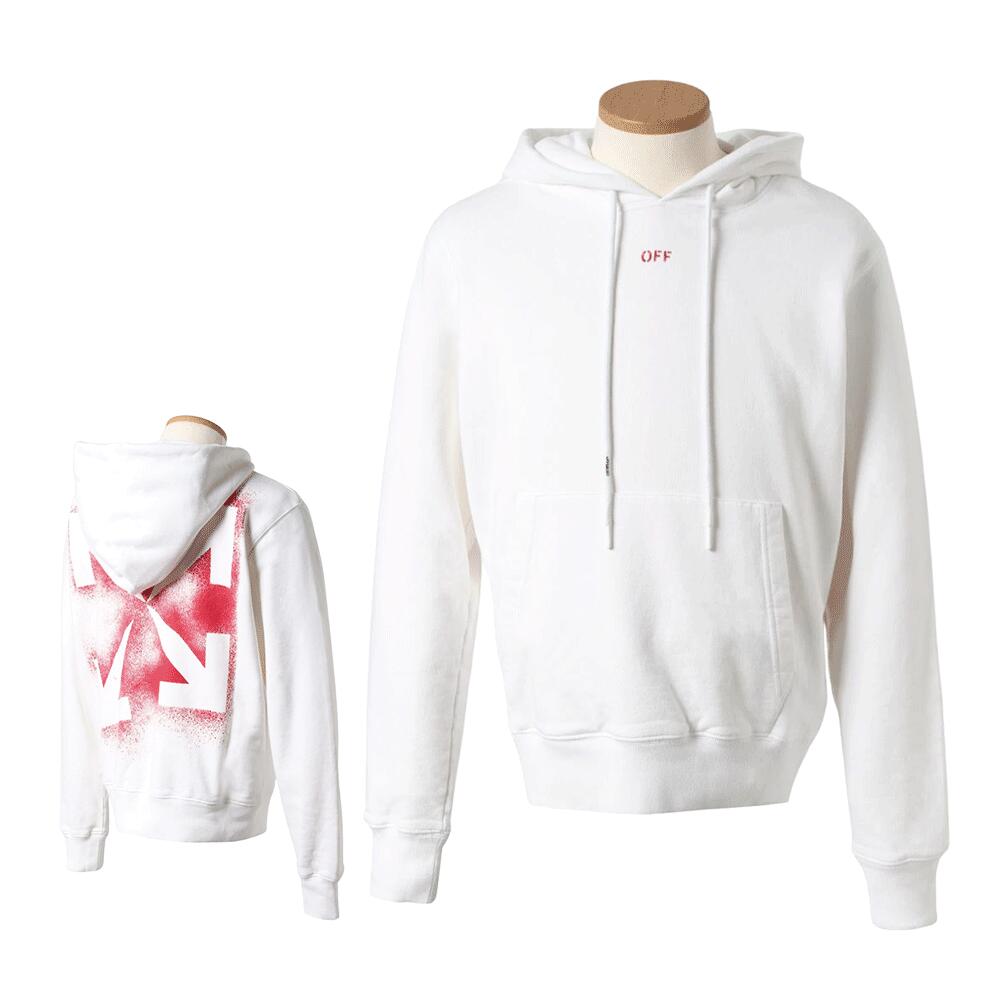 ItzCg p[J[ OMBB034E20FLE0040125 SLIM HOODIE t[fB vI[o[ Y OFF WHITE