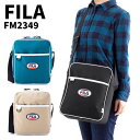 フィラ サークルロゴスクエアショルダーバック FM2349 ユニセックス FILA