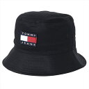 トミーヒルフィガー ハット AW0AW10888BDS Black レディース TOMMY HILFIGER