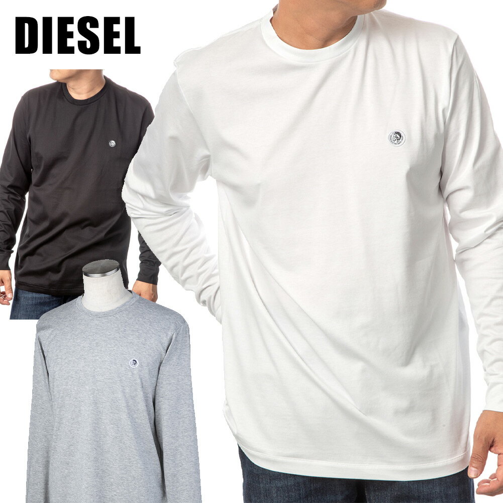 ディーゼル Tシャツ ブランド 00SHAH 0GASS 長袖 ロングスリーブ ロンT メンズ DIESEL