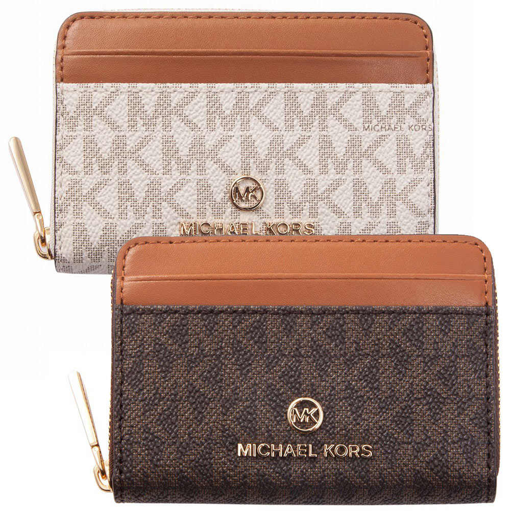 ブランドMICHAEL KORS / マイケルコースオリジナル品番 34S1GT9Z1Bアイテム カードケースカラー 149：ホワイト　252：ブラウン性別 レディースサイズ（約）(約)縦8cm 横11.5cm マチ2.5cm重量（約） (...