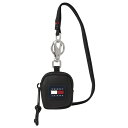 トミーヒルフィガー イヤホンケース AM0AM08638BDS ブラック TOMMY HILFIGER キーリング付き メンズ レディース プレゼント ブランド