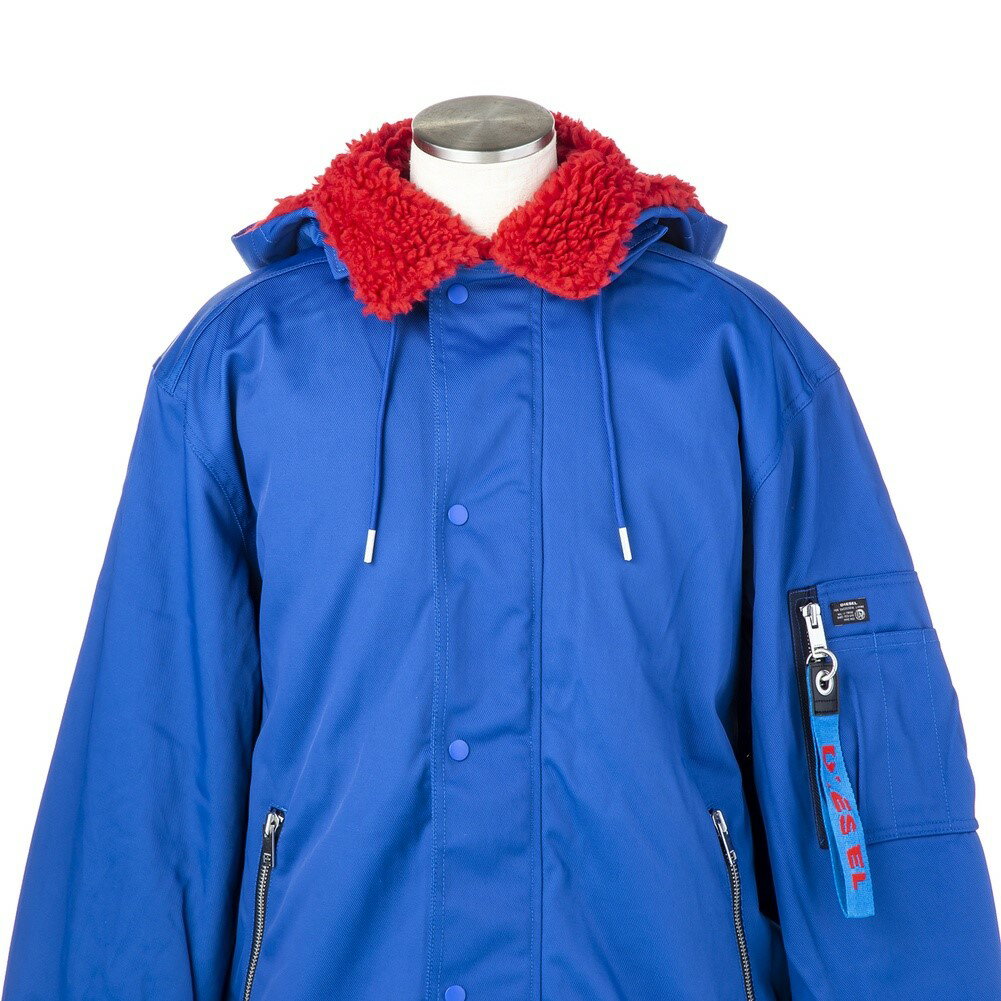 ディーゼル ジャケット 00SIJP 0KASP 85R ブルー/レッド メンズ DIESEL