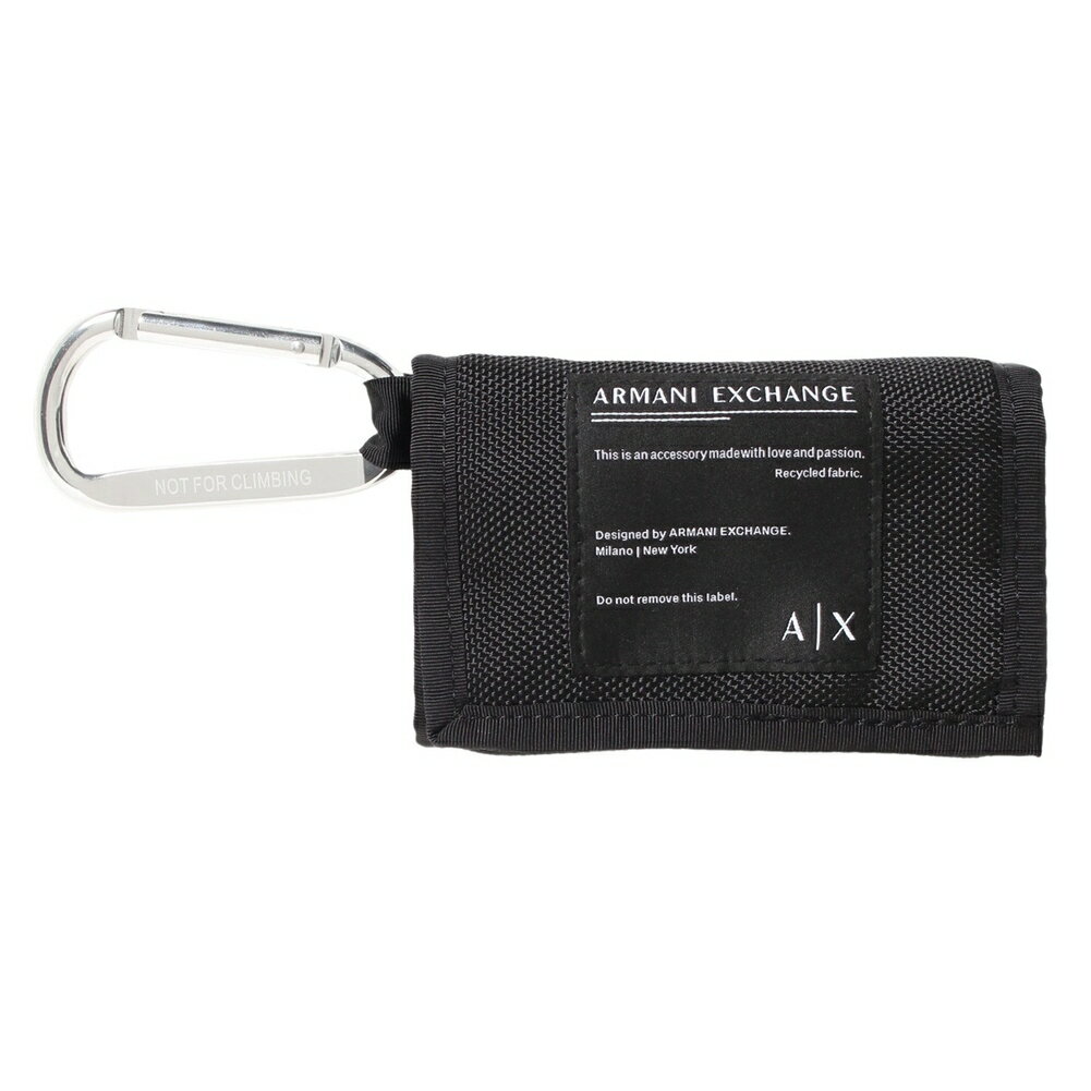 アルマーニエクスチェンジ 三つ折り財布 958423 2R835 00020 Black メンズ ARMANI EXCHANGE