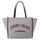 ジミーチュウ トートバッグ VARENNE TOTEBAGQHY MARL GREY/BURGUNDY/LIGHTGOLD MARL GREY レディース JI...