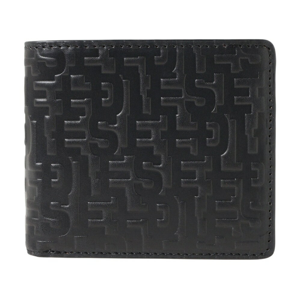 ディーゼル 二つ折り財布（メンズ） ディーゼル 二つ折り財布 X09145 P0597 T8013 Black メンズ DIESEL
