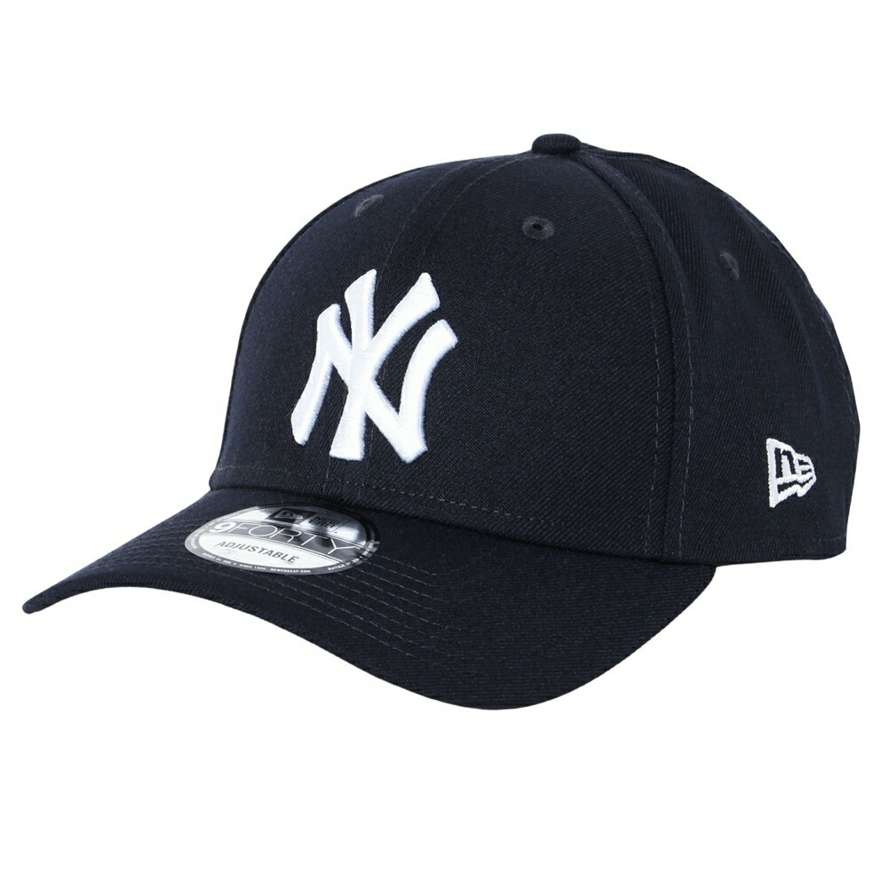 ニューエラ キャップ 9FORTY 10047538 ヤンキース 帽子 NEW ERA NEW YORK YANKEES NY 野球帽 (ネイビー/ホワイト)