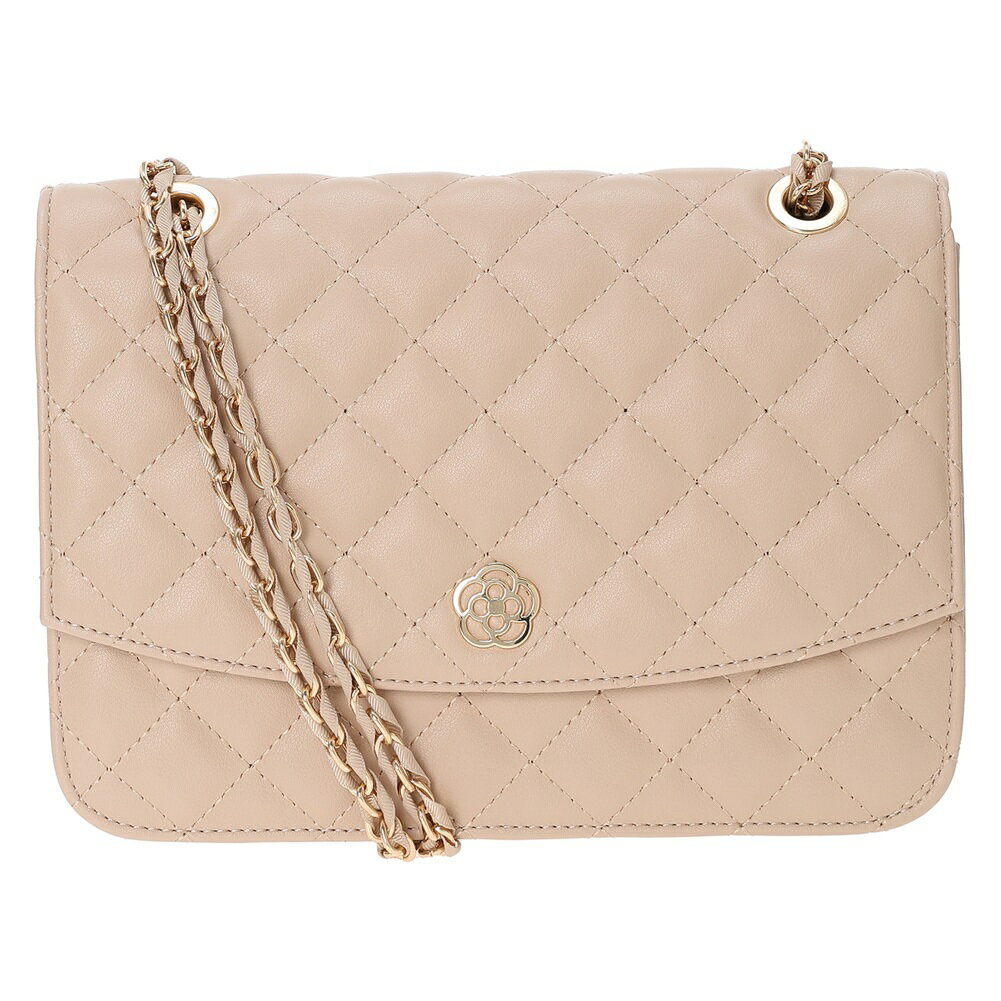 CLATHAS キルティング ショルダーバッグ チェーンバッグ 斜め掛け 大きめ 軽量 リボンチェーン カメリア かわいい 大人 フォーマル プレゼント クレイサス