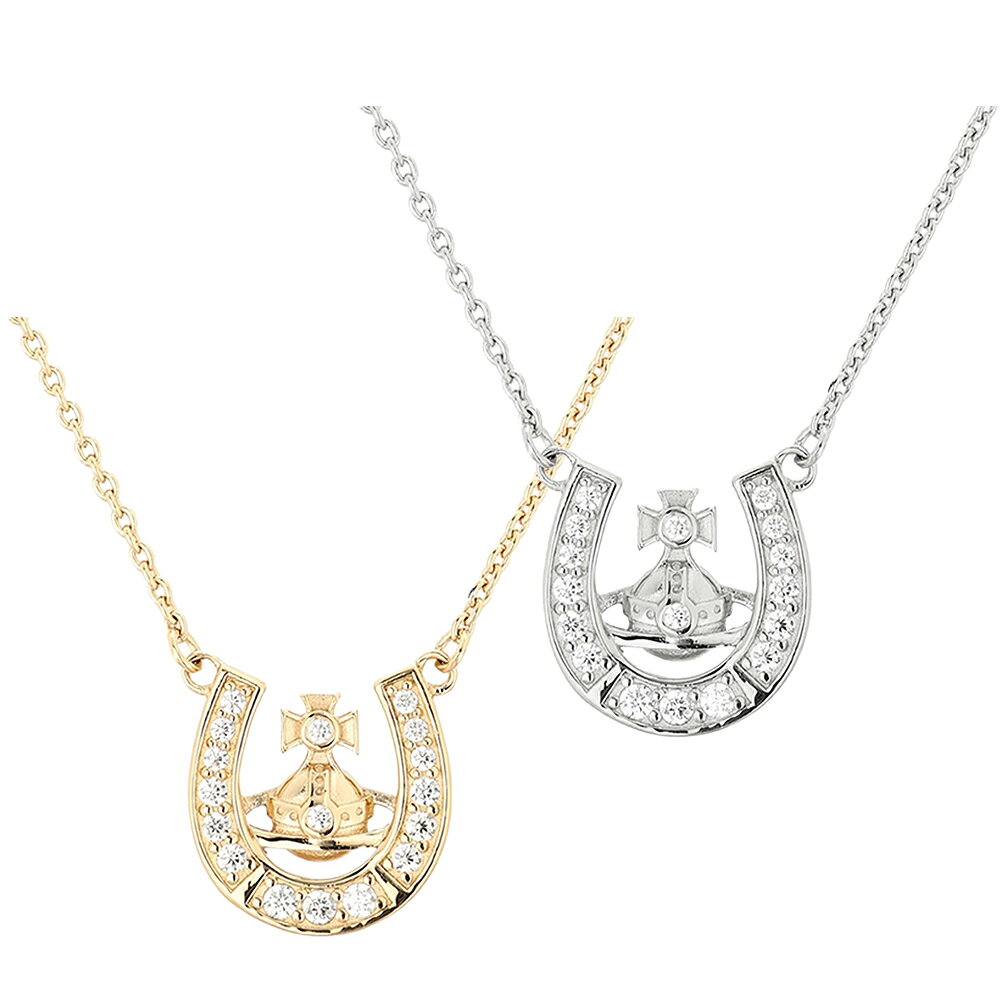 樂天商城 - ヴィヴィアンウエストウッド ネックレス 630203H4 Vivienne Westwood オーブ Orb 蹄鉄 ホースシュー ジュエリー アクセサリー ペンダント ロック パンク
