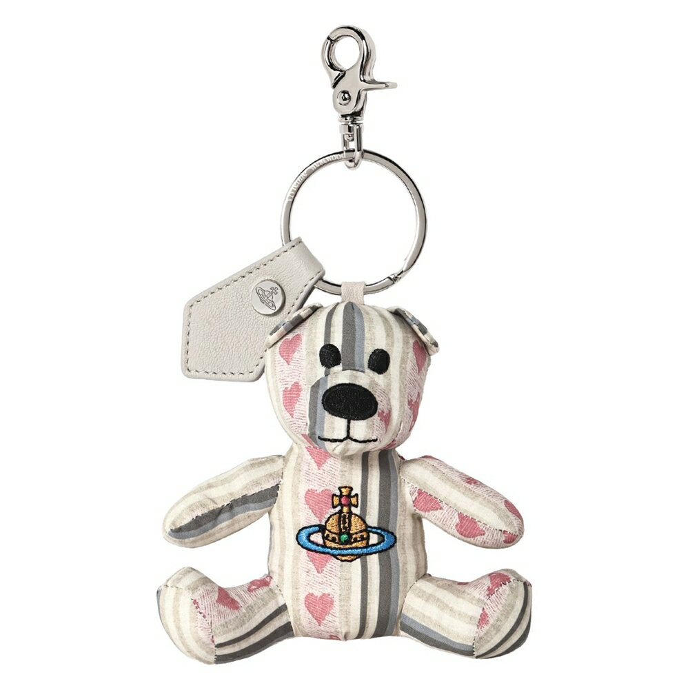 樂天商城 - ヴィヴィアンウエストウッド キーリング 82120005U W016O O306 ホワイト Vivienne Westwood キーホルダー テディベア クマ くま
