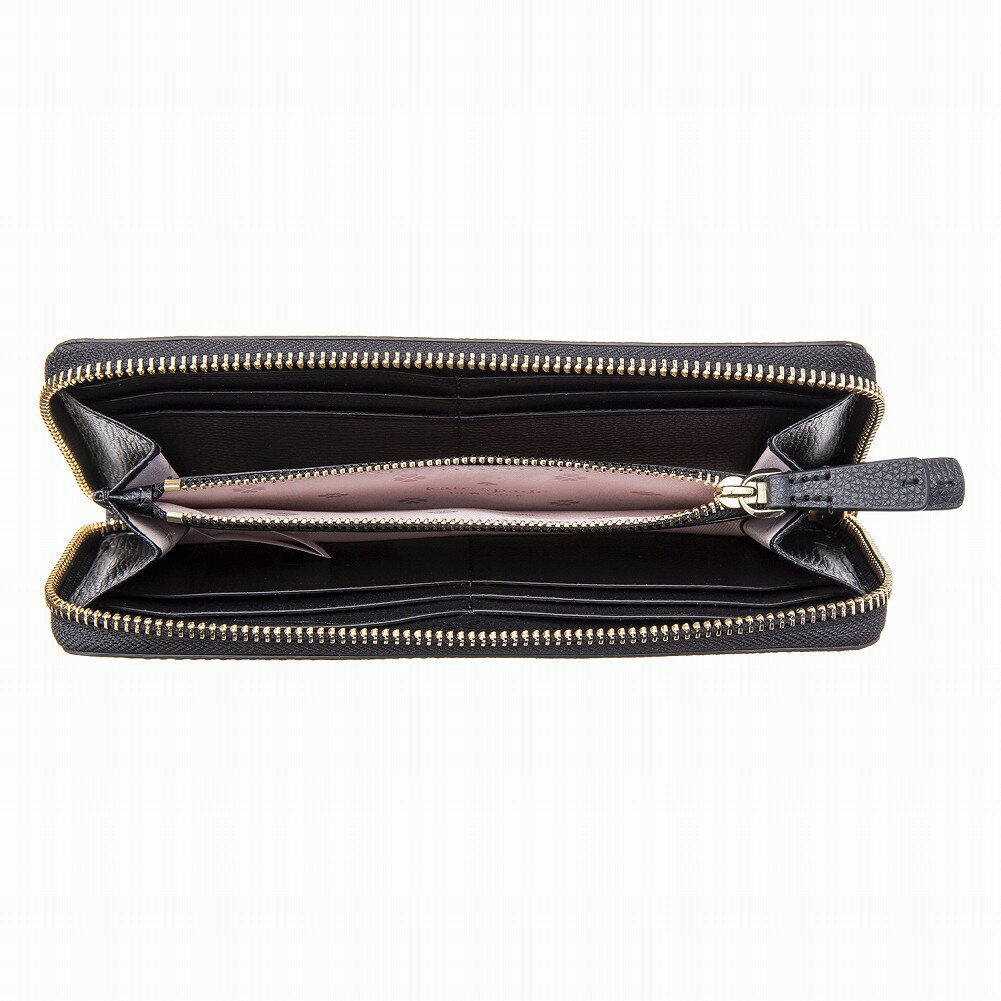 ケイトスペード 長財布 ラウンドファスナー SYLVIA SLIM CONTINENTAL WALLET シルビア PWRU7245 001 レディース BLACK ブラック kate spade new york 恋人 ご褒美