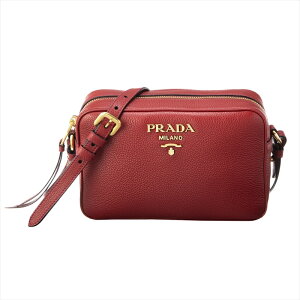 プラダ ショルダーバッグ VITTELLO DAINO CAMERA BAG ヴィッテロダイノカメラバッグ 1BH093 NOM 2BBE レディース F0041 RUBINO レッド PRADA