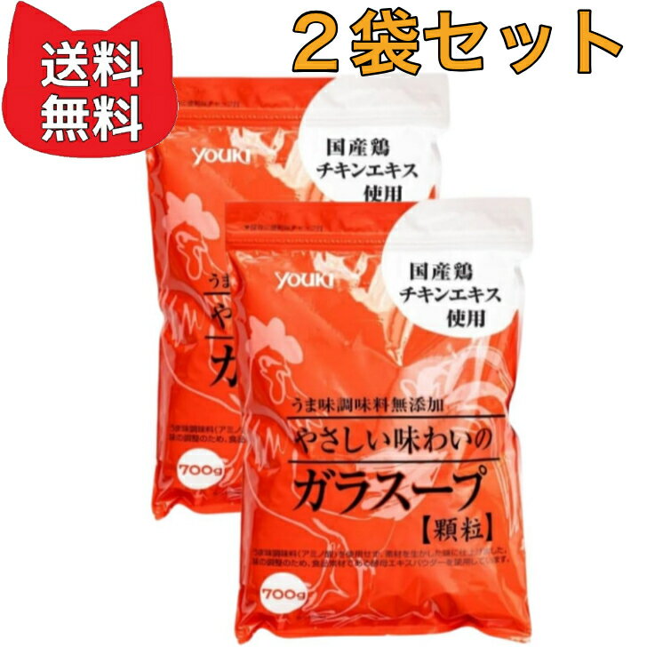 乐天商城 - ユウキ食品 やさしい味わいのガラスープ 【2袋セット】 700g