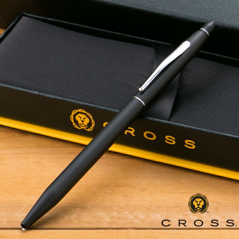 【名入れ無料】 クロス CROSS クリック ボールペン サテンブラック AT0622-102